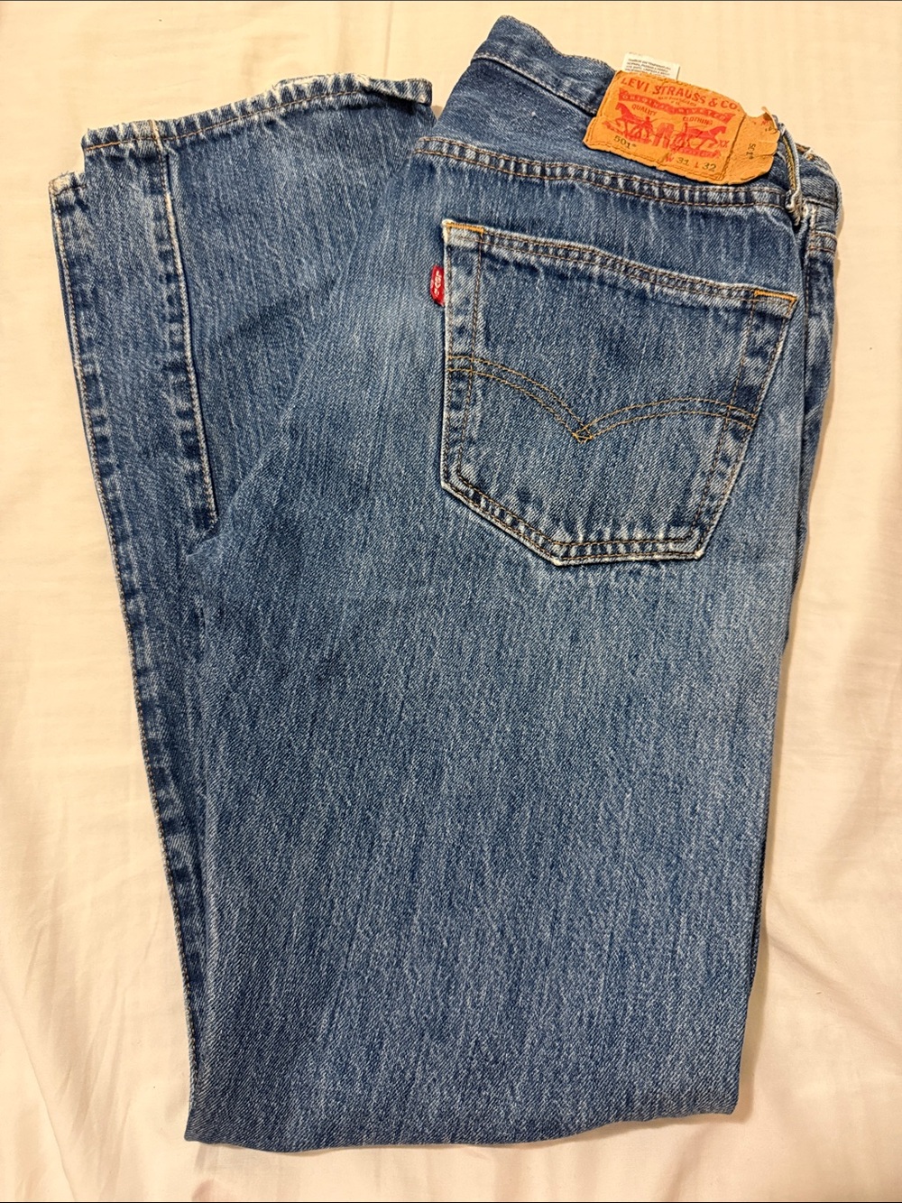Levi's Men's Straight Light Blue Denim Jeans